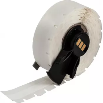 BRADY M6C-375-498 Perstatoma universali vinilo audinio etiketė, balta, 9,53 mm x 9,14 m