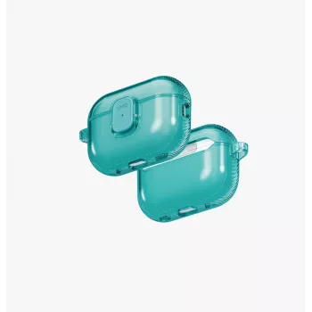 UNIQ Glase Pro Lock Case, skirta AirPods Pro 3, turkio spalvos