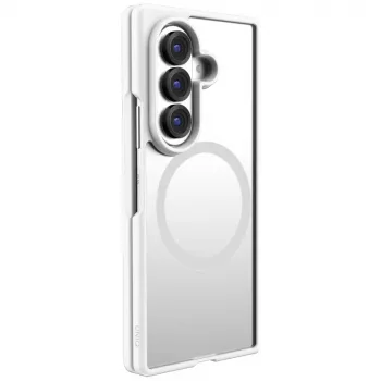 UNIQ Veren AF Magclick įkrovimo dėklas, skirtas Samsung Galaxy Z Flip8, Smoky Frost