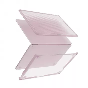 SKINARMA Vibron kietas dėklas, skirtas MacBook 13 inch rožinės spalvos