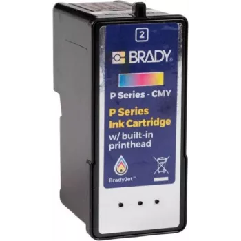 Brady P-CMY-1 CMY spalvų rašalo kasetė, skirta BradyJet J7300 spausdintuvui