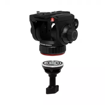 Manfrotto 520BALLSHX 75 mm pusrutulis su trumpa rankena trikojo niveliavimui