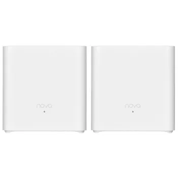Tenda MX3 (2 vnt.) AX1500 Whole Home Mesh Wi-Fi 6 sistema, dviejų juostų, 2 Gigabit prievadai viename įrenginyje, balta