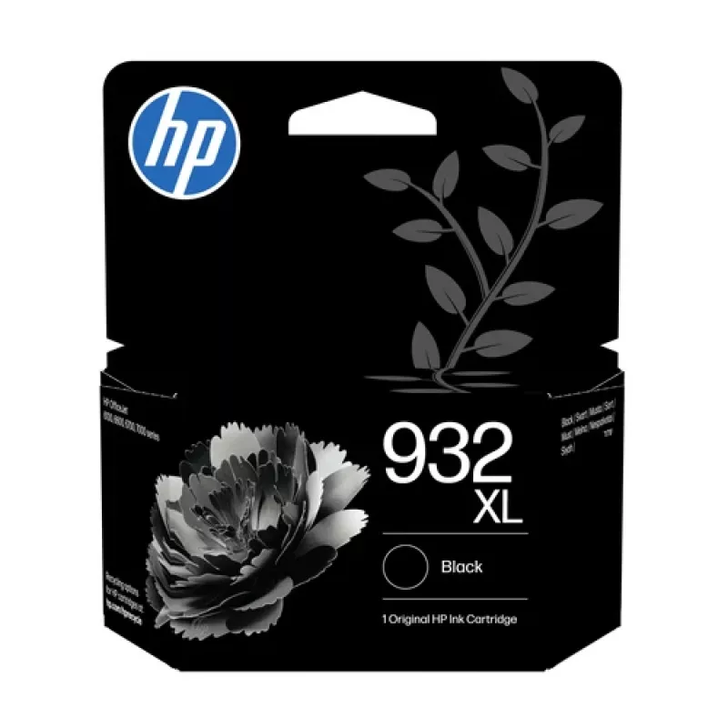 HP 932XL didelės išeigos juoda originali rašalo kasetė - 22,5 ml - iki 1000 puslapių