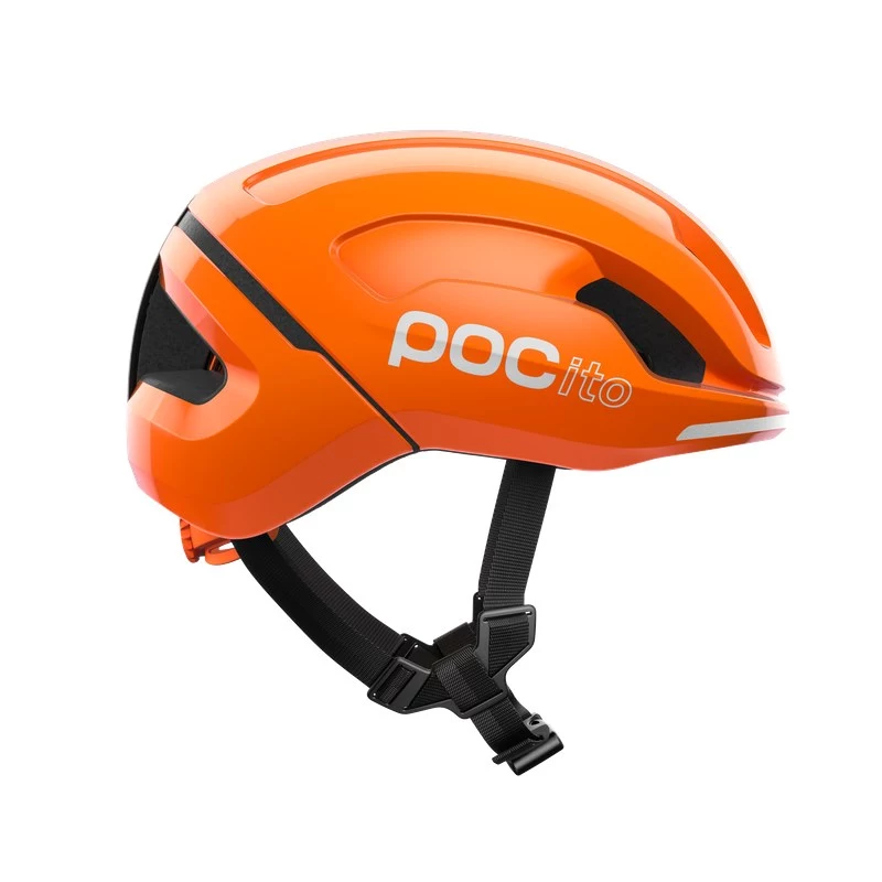 POC POCito Omne MIPS vaikiškas dviračio šalmas - fluorescencinė oranžinė - XS (48-52 cm)