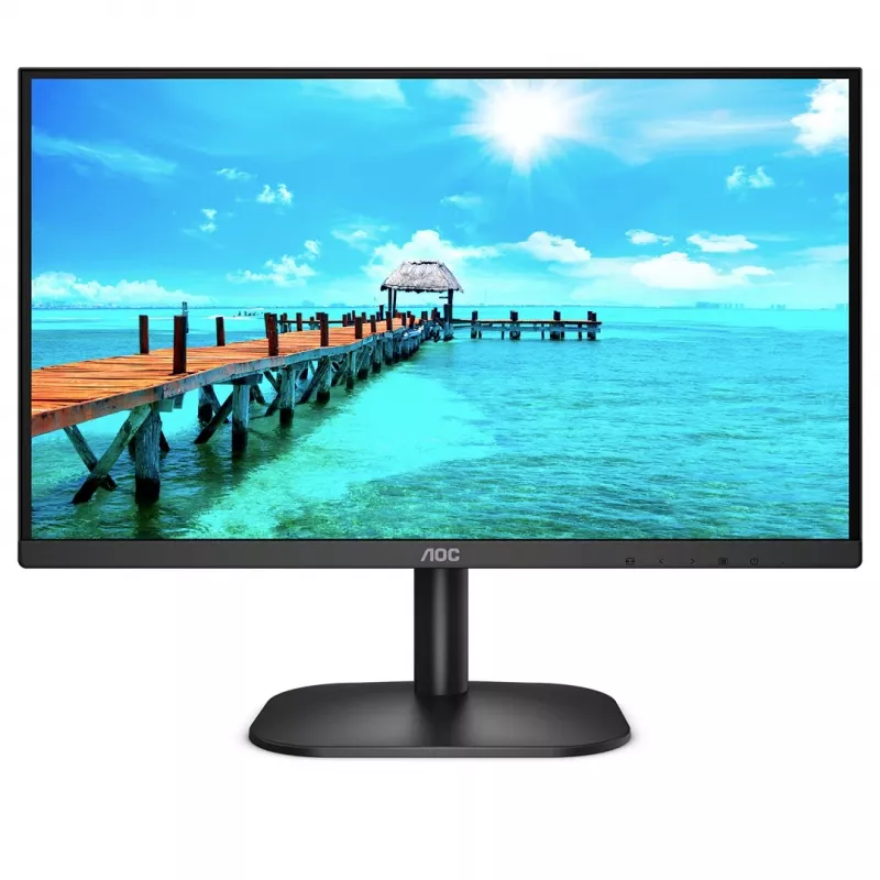AOC B2 22B2H 21,5 colio Full HD VA monitorius su 75Hz, HDMI, VGA, VESA, juodos spalvos