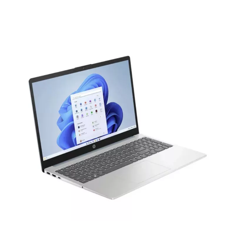 HP 15-fd0064nx 15,6 colio FHD nešiojamasis kompiuteris - Intel Core i3-1315U, 8GB RAM, 256GB SSD, Windows 11 Home, sidabrinis