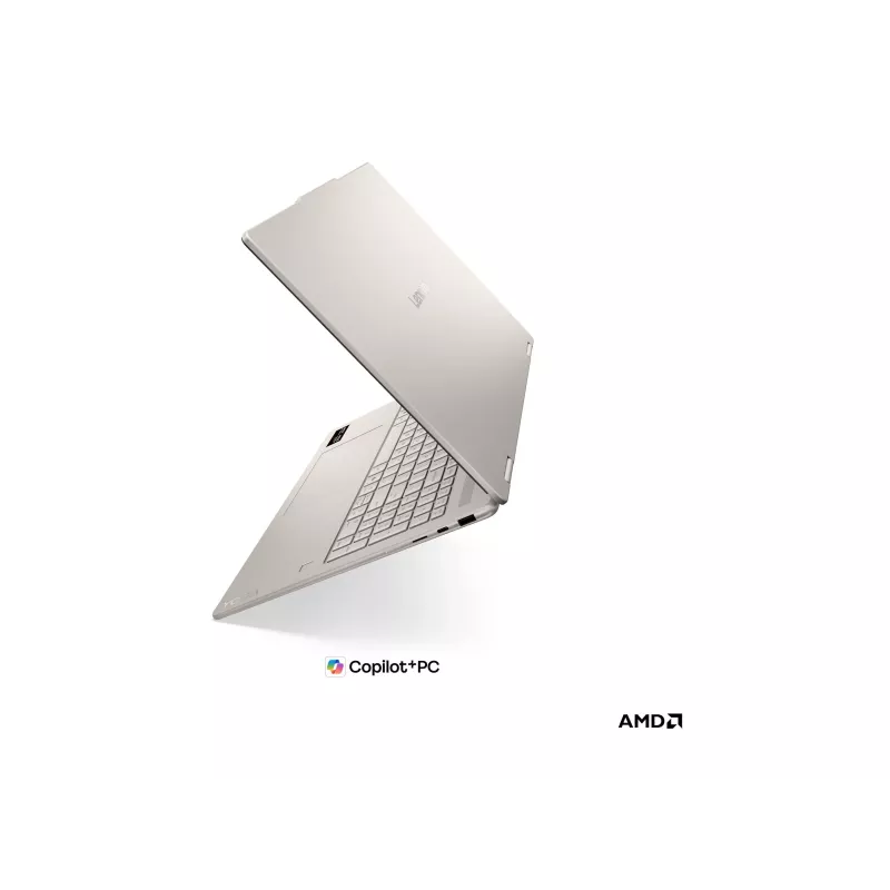 Lenovo Yoga 7 2-in-1 16AGP11 AMD 16 inch OLED jutiklinis nešiojamasis kompiuteris - Ryzen AI 7 445, 16GB RAM, 512GB SSD, Windows 11 Home, Seashell