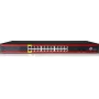 GETFORT GF-124-24PG-2S-400 24 prievadų gigabitinio PoE+ komutatorius su 2 SFP magistralėmis, 400W biudžetu, montuojamas į stelažą