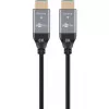 GOOBAY optinis hibridinis itin didelės spartos HDMI laidas (AOC) 8K / 60Hz - 20m, 48 Gbit/s, juoda/pilka