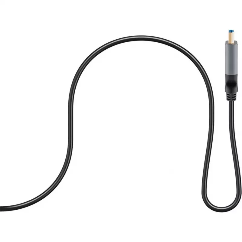 GOOBAY optinis hibridinis itin didelės spartos HDMI laidas (AOC) 8K / 60Hz - 20m, 48 Gbit/s, juoda/pilka