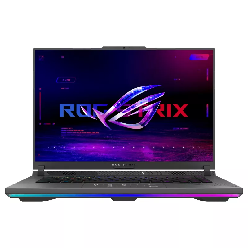 ASUS ROG Strix G16 G614PP-RV031W žaidimų nešiojamas kompiuteris, 16 colių WUXGA IPS 165Hz, AMD Ryzen 9 8940HX, 16GB DDR5, 1TB SSD, GeForce RTX 5070 8GB, Windows 11 Home, vokiška QWERTZ klaviatūra