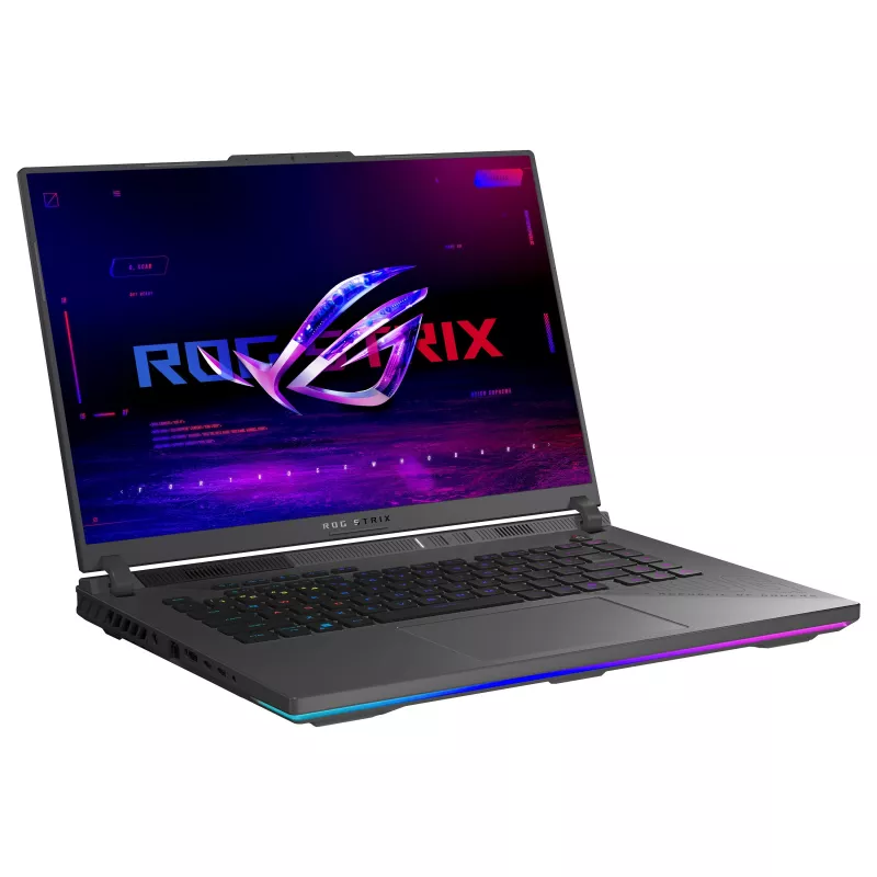 ASUS ROG Strix G16 G614PP-RV031W žaidimų nešiojamas kompiuteris, 16 colių WUXGA IPS 165Hz, AMD Ryzen 9 8940HX, 16GB DDR5, 1TB SSD, GeForce RTX 5070 8GB, Windows 11 Home, vokiška QWERTZ klaviatūra