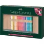 Faber-Castell Polychromos įvairiaspalvis 34 dalių menininkų spalvotų pieštukų rinkinys su PITT Artist rašikliais ir teptuku