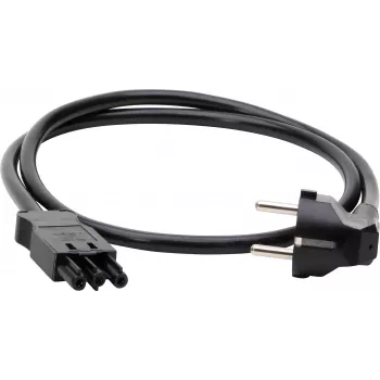 KOPP ELEKTROTECHNIK apsauginio kontakto ilginamasis laidas, 1,5 mm², suderinamas su GST18i3, 1 m, juodos spalvos