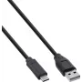 InLine® USB 2.0 laidas, USB-C į A kištuką, juodas, 2 m, 80 vnt. didmeninė pakuotė