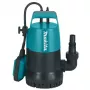 Makita PF0300 povandeninis vandens siurblys 300W, 8400 L/h, 5m pakėlimo aukštis, plūdinis jungiklis, 10m kabelis