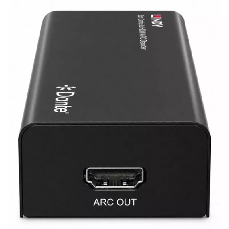 Lindy 2ch Dante į HDMI ARC dekoderis