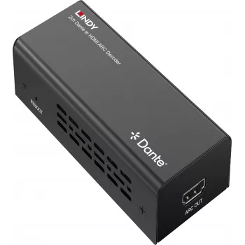 Lindy 2ch Dante į HDMI ARC dekoderis