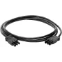 Kopp jungiamasis kabelis, suderinamas su GST kištukų sistema, M/M, 1,5 mm², 3 m, juodos spalvos