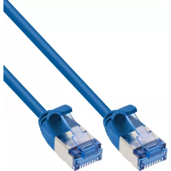 InLine® plonas patch laidas U/FTP PiMf Cat.6A mėlynas 1,5 m