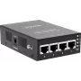 InLine 32304H 4 prievadų PoE+ 10Gigabit įpurškimo šakotuvas, metalinis, be ventiliatoriaus, 120W galia