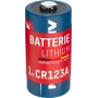 ANSMANN 1510-0072 CR123A ličio baterija – 3V 1600mAh, didelis energijos tankis, 10 metų galiojimo laikas (didmeninė pakuotė)