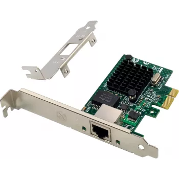 InLine® Gigabit PCIe tinklo plokštė, RJ45, žemo profilio
