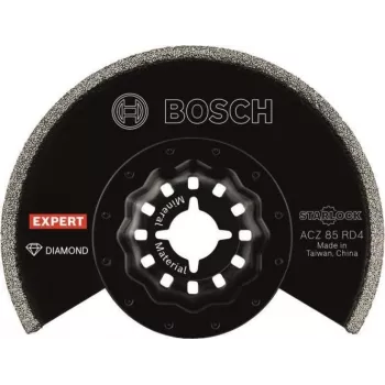 Bosch 2608902057 deimantinis daugiafunkcis segmentinis pjūklo diskas ACZ 85 RD4, 85 mm, Starlock, skirtas glaistymo skiedinio ir mūro skiedinio šalinimui