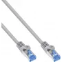 150 vnt. didmeninė pakuotė InLine® Cat.6A S/FTP LSZH jungiamasis laidas, CCA, pilkas, 0,30 m