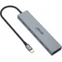 InLine USB-C šakotuvas, 4x USB-C + Power Delivery 100 W, USB 3.2 Gen 2, pilkas