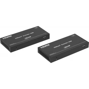InLine® HDBaseT HDMI 4K60 Extender rinkinys per Cat.6, 70m, PoC, IR & RS232