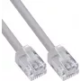 InLine® Modularus apvalus RJ12 laidas, vyriškas/vyriškas, 6 gyslų, 6P6C, 10 m, juodos spalvos