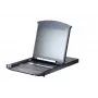 ATEN KL1108VN 8 prievadų 19 inch LCD KVM per IP jungiklis, dvigubas bėgis, JAV klaviatūra