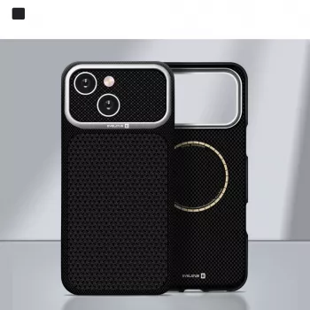 Evelatus Apple iPhone 15 Carbon Premium Edition MagSafe dėklas juodos spalvos