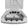 MikroTik FTC21-UPS šviesolaidžio į varinį laikmenų keitiklis su integruotu UPS, 1x Gigabit Ethernet, 1x SFP, pasyviu PoE, akumuliatoriaus atsargine maitinimo sistema, montuojamas ant sienos