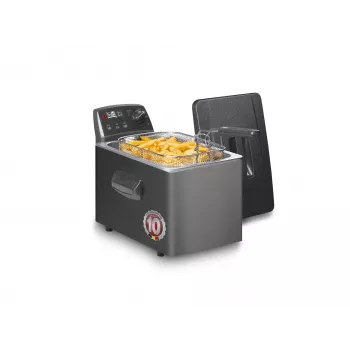 Fritel Turbo SF 4551M giliųjų riebalų keptuvė 3200 W 4,5 L nerūdijančio plieno juoda