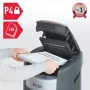 Rexel ShredMax AutoFeed+ 150X kryžminio pjovimo dokumentų smulkintuvas P-4, 150 lapų automatinis padavimas, 44 L talpa, juodos spalvos