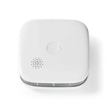 Nedis SmartLife Wi-Fi dūmų detektorius WIFIDS21WT3 - 3 vnt. rinkinys, fotoelektrinis, 85 dB sirena, išmanieji įspėjimai, EN 14604 sertifikuotas, baltas