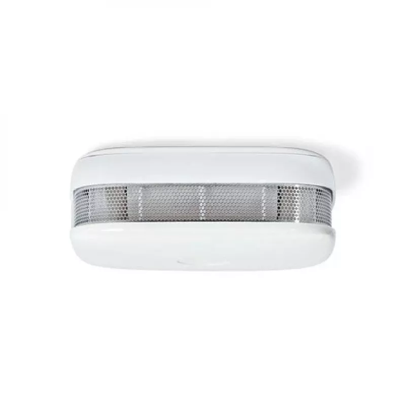 Nedis SmartLife Wi-Fi dūmų detektorius WIFIDS21WT3 - 3 vnt. rinkinys, fotoelektrinis, 85 dB sirena, išmanieji įspėjimai, EN 14604 sertifikuotas, baltas