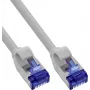 INLINE B-74914 100 vnt. plonas Cat.6A S/FTP LSZH jungiamasis laidas, pilkas, 1,5 m