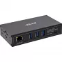 InLine® pramoninis 4 prievadų USB PoE šakotuvas (3x USB-A / 1x USB-C)