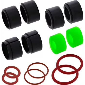 InLine® Sandariklių rinkinys M20 maitinimo kabelių jungtims, IP67, guma, 2 vnt., juoda