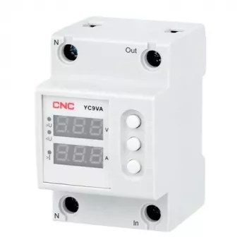 CNC EL240326 Įtampos ir srovės stebėjimo relė, 63A, 230V AC, DIN bėgelis