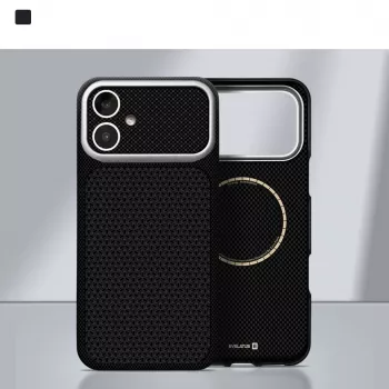Evelatus Apple iPhone 16 Carbon Premium Edition MagSafe dėklas juodos spalvos