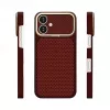Evelatus Apple iPhone 17 Carbon Premium Edition MagSafe dėklas Burgundijos spalvos