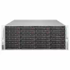 Supermicro SuperChassis 4U CSE-846BE1C-R609JBOD 24 lizdų „Hot-Swap“ SAS3/SATA3 JBOD talpyklos korpusas su pertekliniu 600W Platinum maitinimo šaltiniu