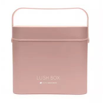 Rio CSBL-EU/1,1 Kosmetinė dėžutė Large Lush Box – Aliuminio grožio dėžutė su pakeliamais padėklais ir užrakinamais užraktais, juoda