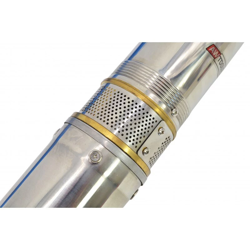 AWTOOLS AW85101 Povandeninis siurblys 750W, 12500 L/h, 8m pakėlimo aukštis, nešvariam vandeniui, plūdinis jungiklis, 10m kabelis