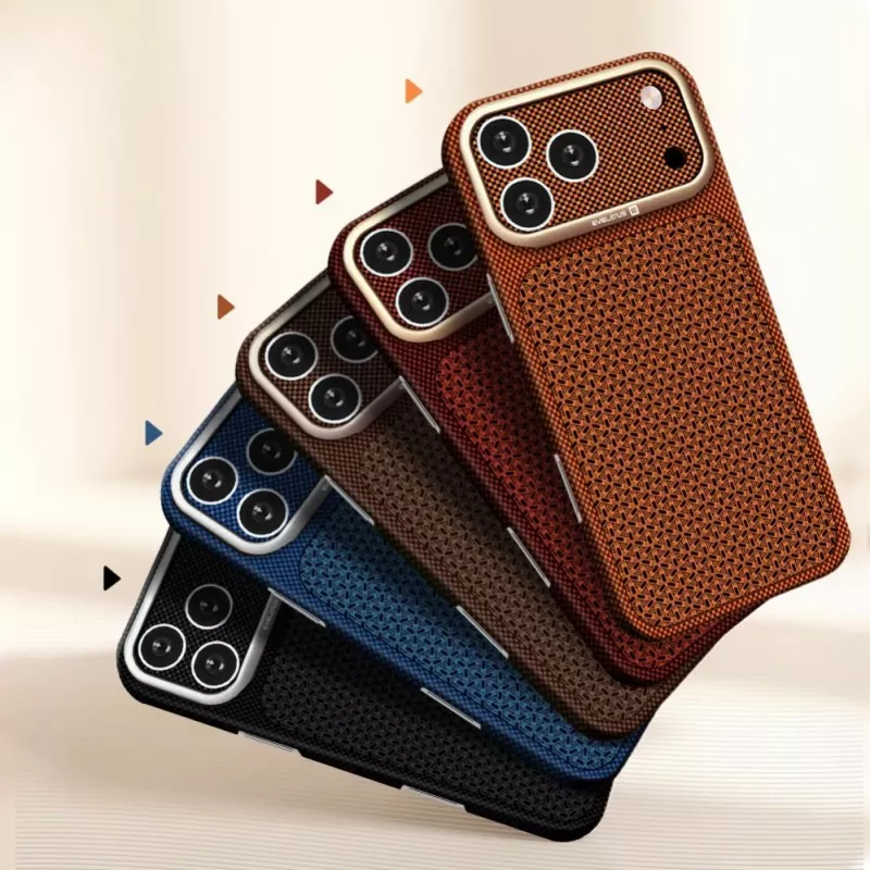 Evelatus Apple iPhone 17 Pro Carbon Premium Edition MagSafe dėklas žalias